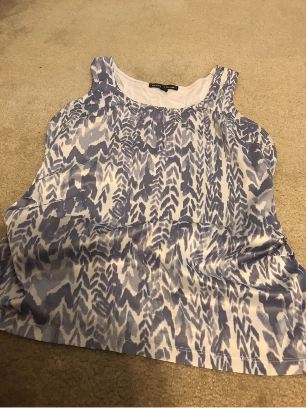 Marina Luna Size Medium Sleeveless Top